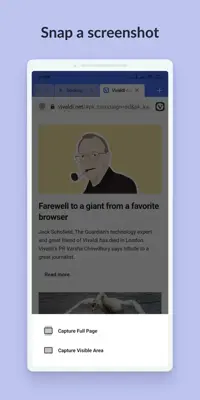 Vivaldi Snapshot android App screenshot 1